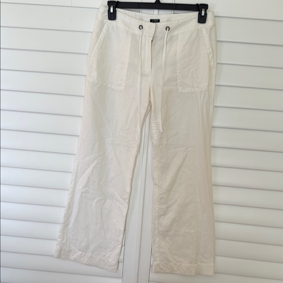 J. Crew Factory Pants - J. Crew‎ Factory White Wide-Leg Trousers